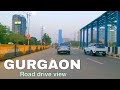 New gurgaon  road drive view  emerging india 