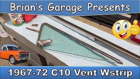 1967-72 C10 Vent Window Weatherstrip
