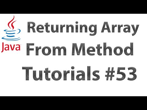 Returning Array From Method in Java