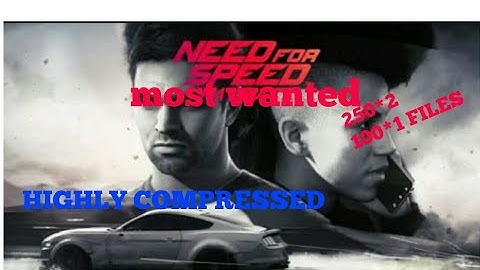 how to download need for speed most wanted highly compressed for Android