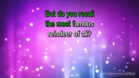 rudolph the red nosed reindeer karaoke lyrics