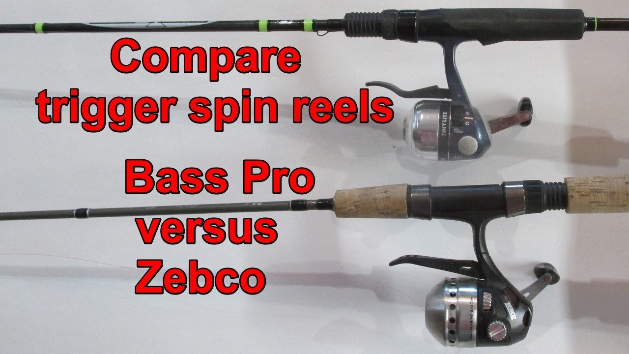 Triggerspin Reels, Great for lighter lures and line weights