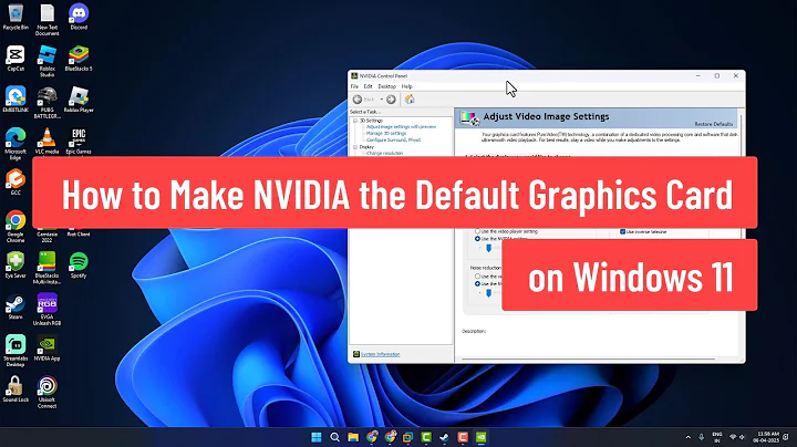 How to Make NVIDIA the Default Graphics Card on Windows 11 (2025)