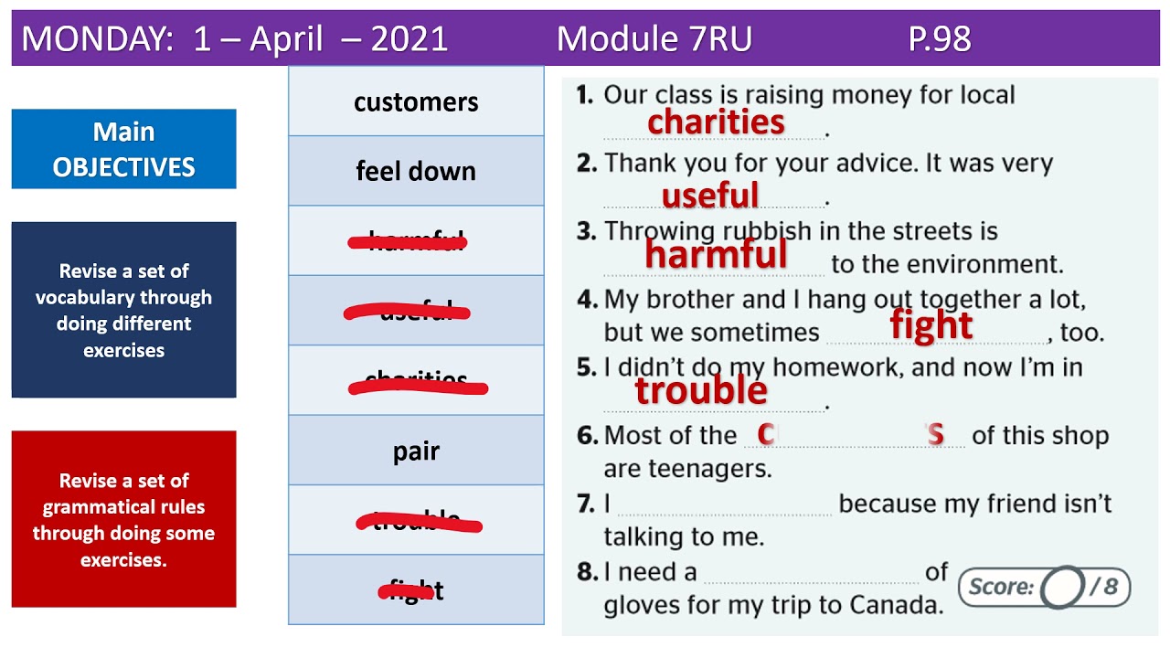 Spotlight 6 module 7a