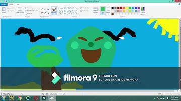 ¿ como hacer paisajes con figuras geometricas en paint? ( pintar ) |tixam manux|