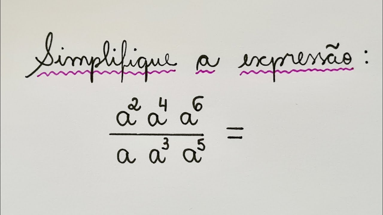 ⭐ Expressão Algébrica - Simplificação - Professora Angela Matemática ...