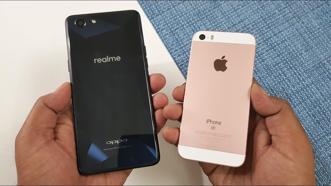 Oppo RealME 1 vs iPhone SE Speed Test | Which is Faster !