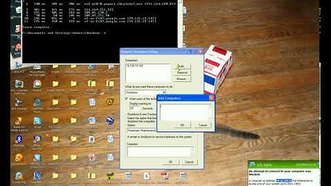 Find out IP addresses and shut down computers from your own