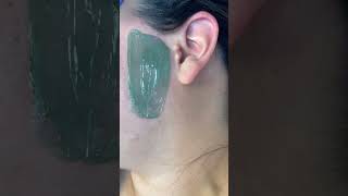 Female sideburn wax using professional hard wax from Nacach