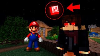 CETTE LUNE ROUGE VEUT TUER MARIO SUR MINECRAFT !