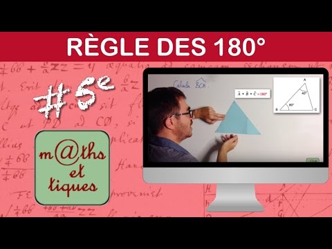 Vidéo: Quel est l'angle qui mesure 180 degrés ?