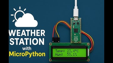Raspberry Pi Pico Tutorial #10 - Its getting hot here! Building a Networked Weather Station
