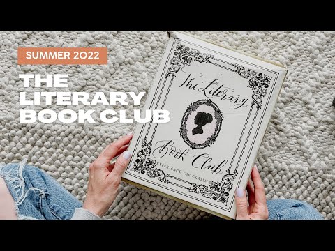 The Literary Book Club Unboxing Summer 2022: Book Subscription Box