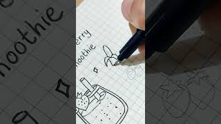 Fun Drawing - Strawberry Smoothie Recipe