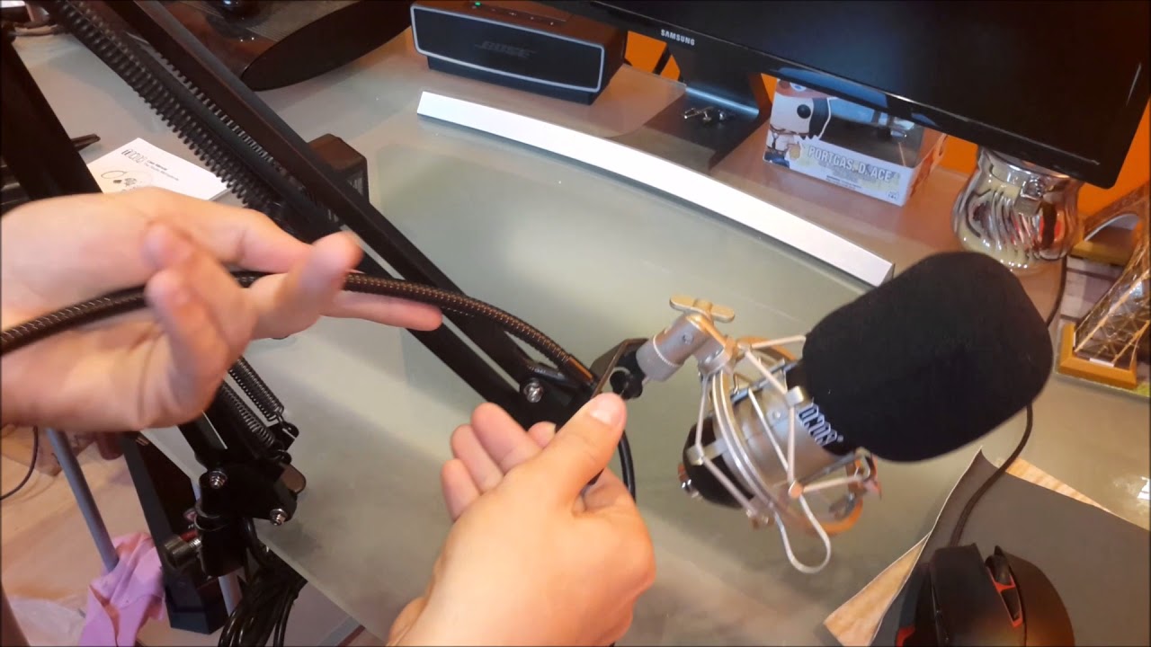 unboxing du micro tonor XLR à 3,5 mm avec un convertisseur