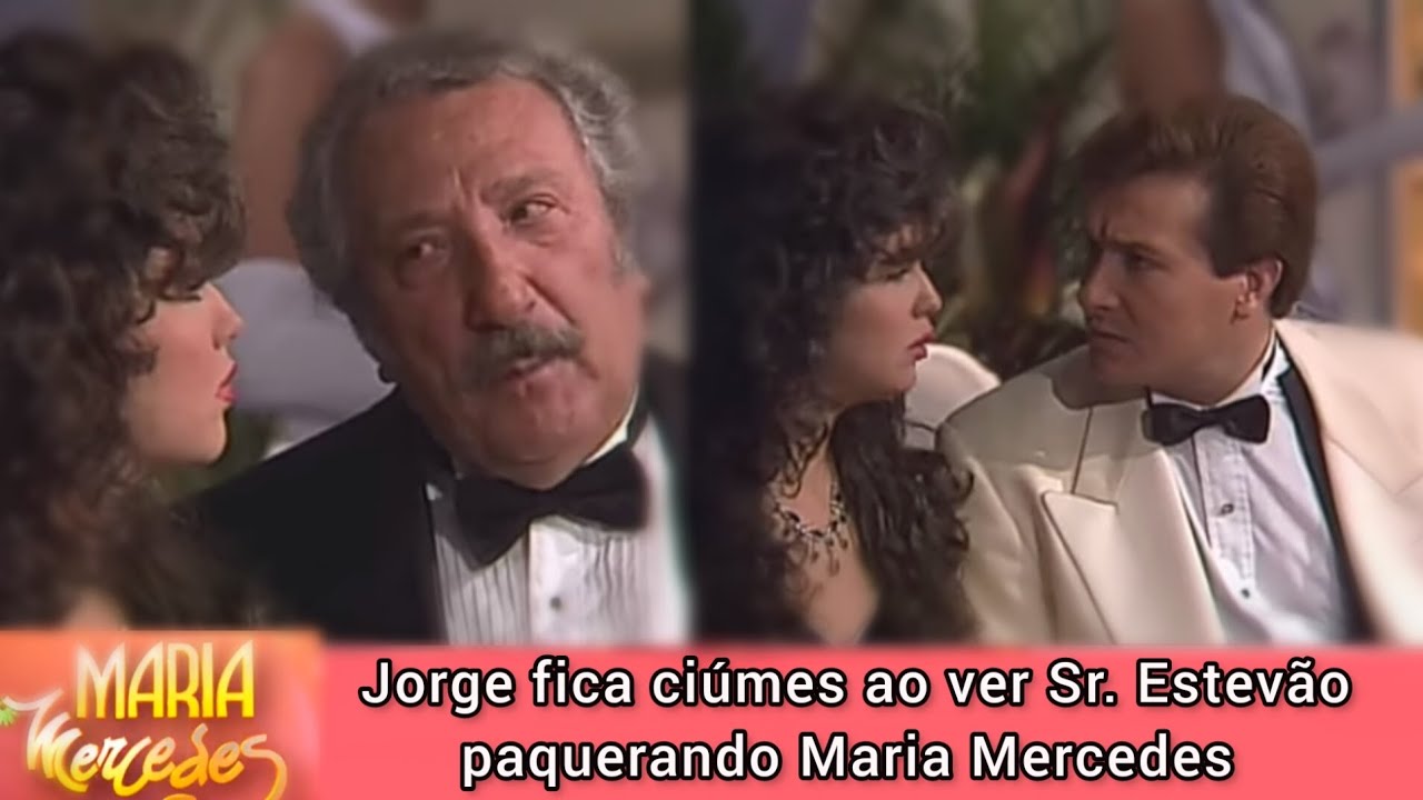 Maria Mercedes - Jorge fica com ciúmes ao perceber o interesse de Estevão em Maria Mercedes