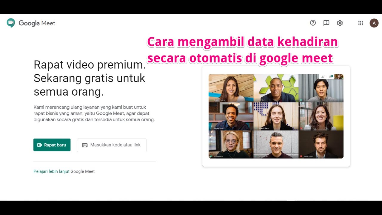 Cara membuat Presensi Otomatis di google MEET | WiwaChan | Mengambil