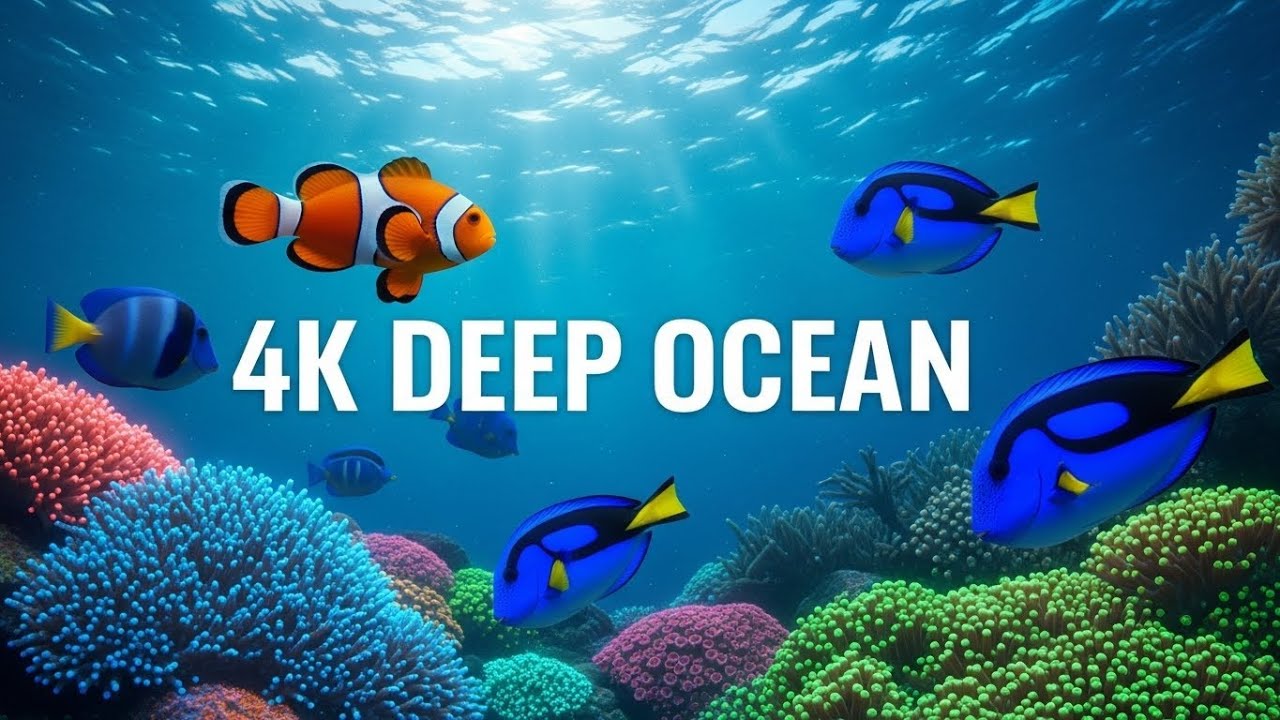 4K Deep Ocean Ambience for Relaxation, Sleep, and Calm Focus - YouTube