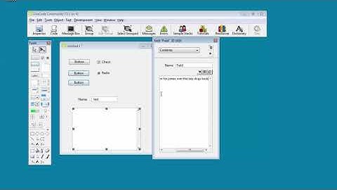 Intro to Livecode - The Tool Bar