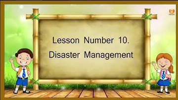 10 disaster management | 7th state board science