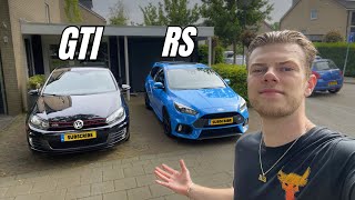 MIJN VW GOLF GTI & FORD FOCUS RS FIXEN!!