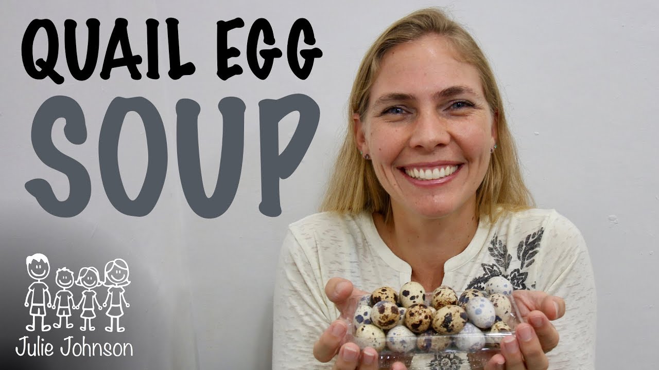 Quail EGG Soup 🐦 🥚 YouTube