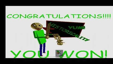 Baldi’s Basics Gameplay on Roblox