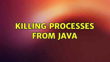 Killing processes from Java