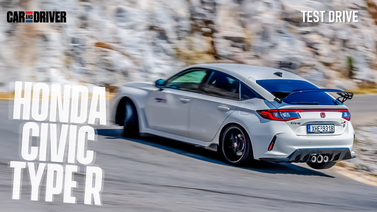 Honda Civic Type R Test Drive Car and Driver Greece - YouTube