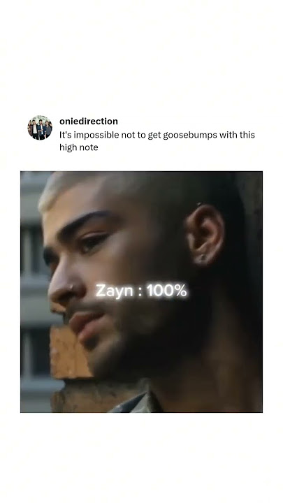 Zayn high note Dusk till dawn