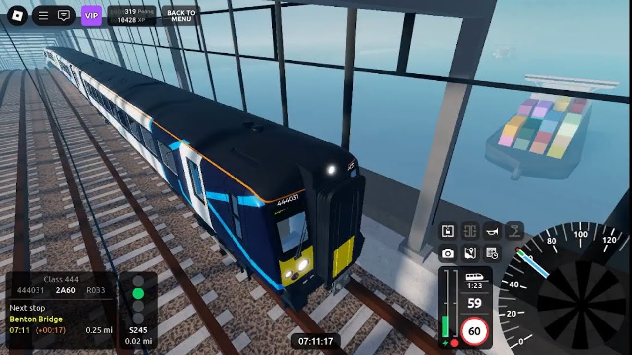 【Roblox SCR】Class 444 on route R033 from Beechley to Airport Central ...