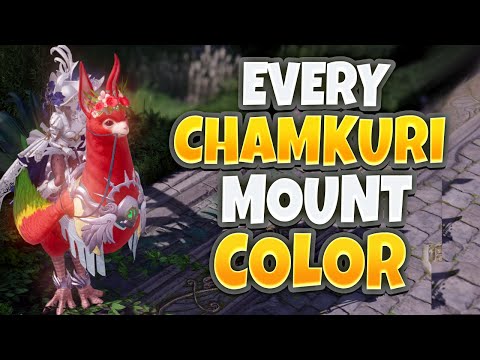 Every Chamkuri Mount Color! (FREE 20 Day Login Mount) WE RAILLIED THE CHICKENS!