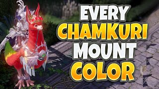 Every Chamkuri Mount Color Free 20 Day Login Mount We Raillied The Chickens