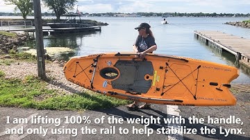 Carrying My Hobie Lynx and Loading On Car Top Roof Rack #shorts #short