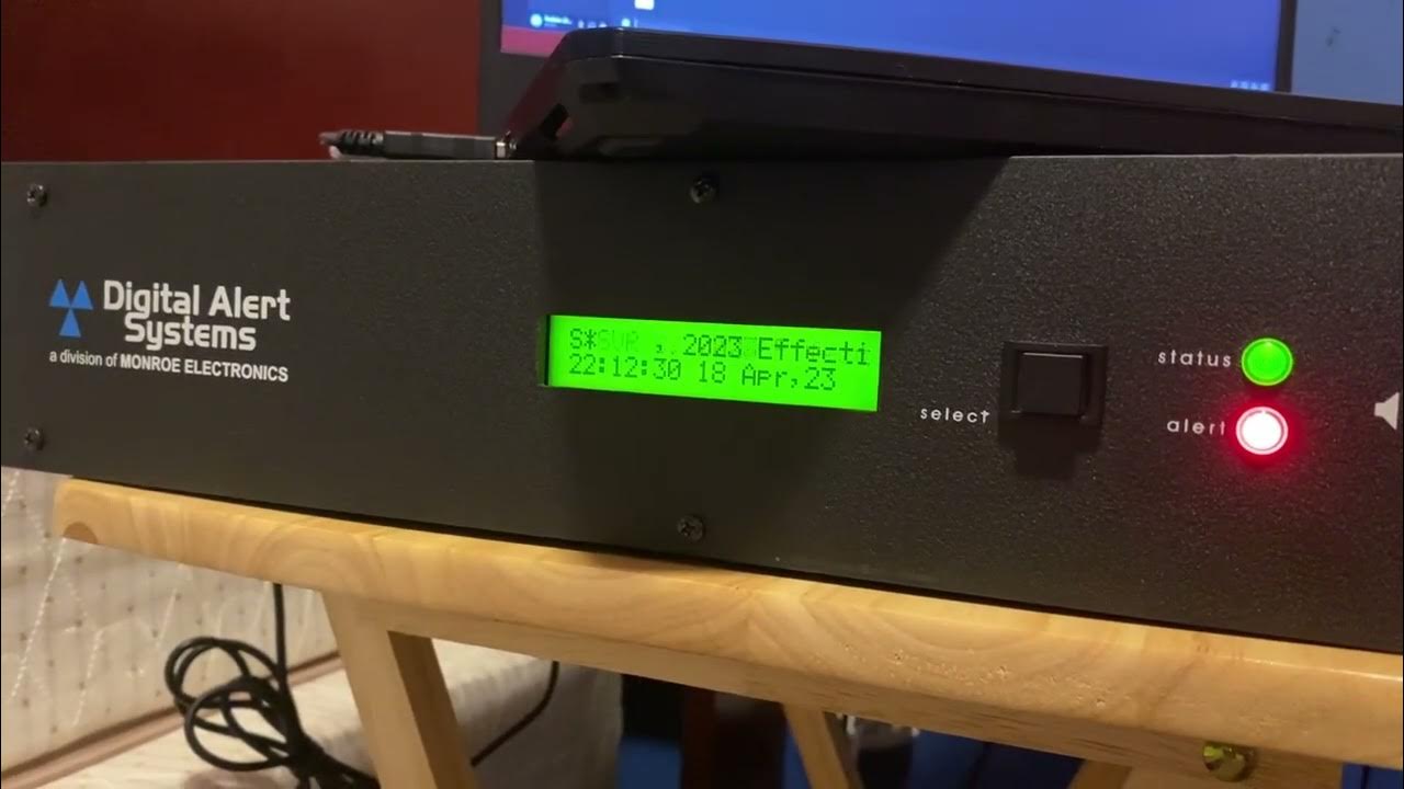 DASDEC-II Relay of Severe Thunderstorm Warning for Nebraska - YouTube