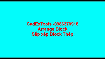 🐈 Mèo VBA | Sắp xếp Block thép