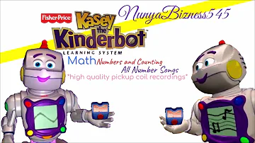 Kasey the Kinderbot ALL Numbers and Counting Songs (pickup coil recordings) | NunyaBizness545