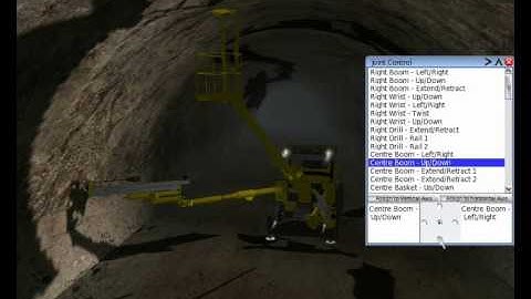 DigitalSpace: Drill Jumbo underground mining simulation for Atlas-Copco (version 1)