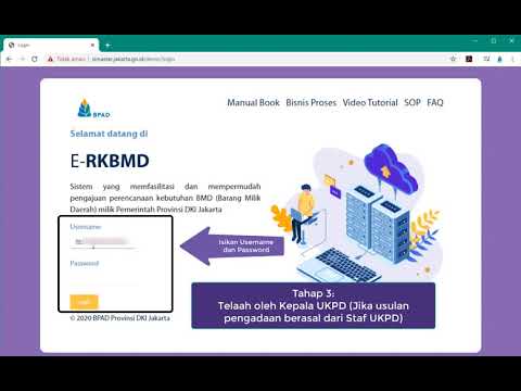 Video Tutorial Penggunaan Sistem eRKBMD Pada Sistem Aset 4.0 BPAD Provinsi DKI Jakarta