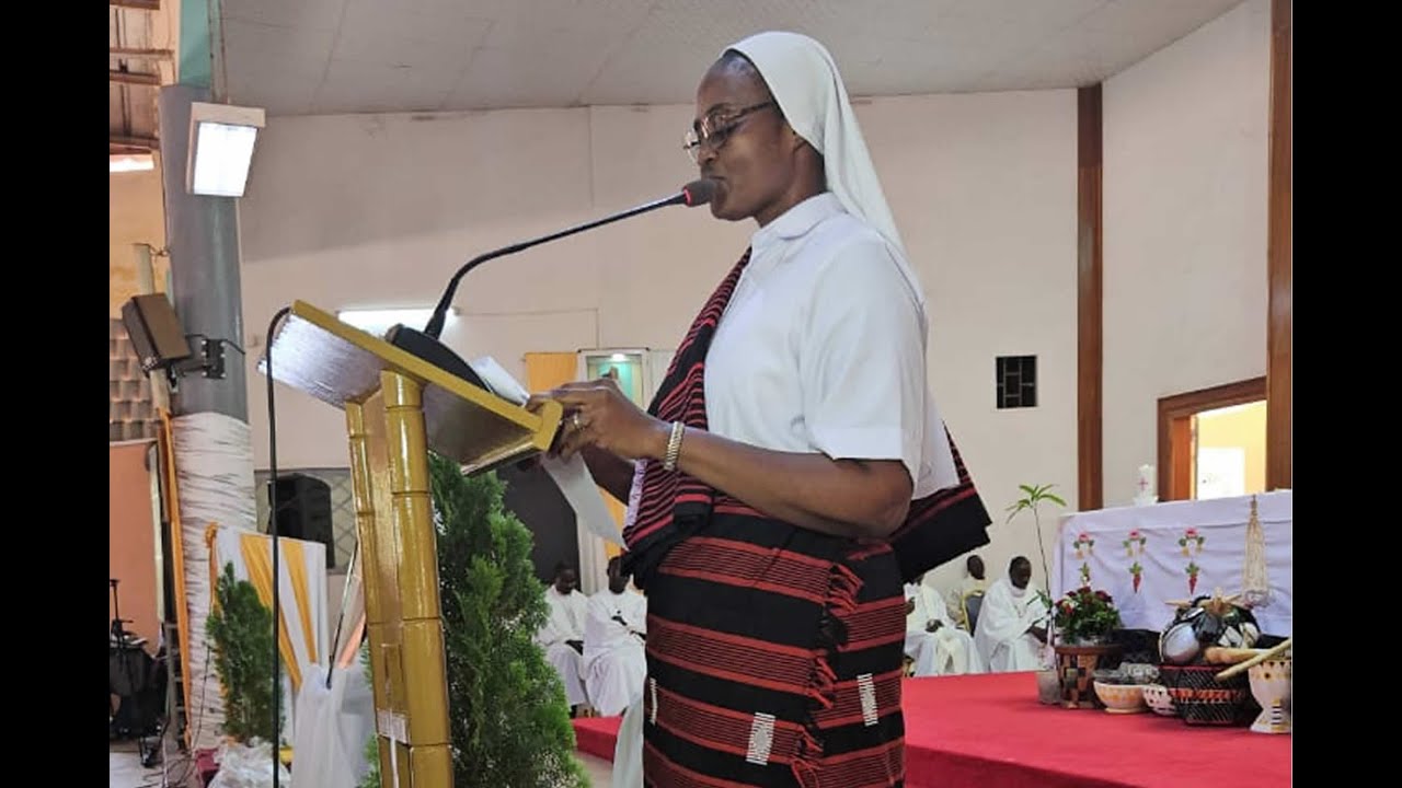 Sr Anne Marie COULIDIATI, la 1ère Sœur Franciscaine de la ville de Diapaga