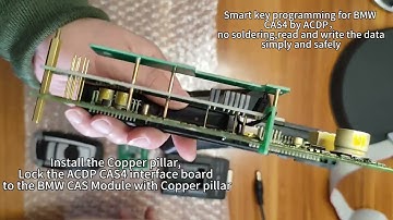 ACDP2 CAS4/CAS4+  interface board to program a bmw 2018 X3   #acdp  #carkeyprogramming