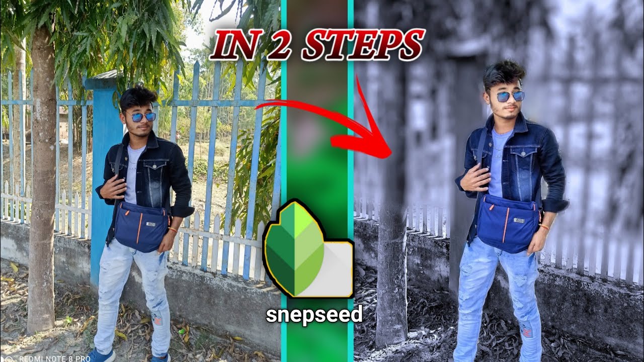 Snapseed Best Dark And Blue Photo Editing Tutorial || Best Color || Snapseed Bacground Color Change