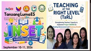 Sama-sama sa TaRL (Ma’am cris, jen, rox & Liz)