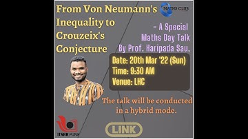 From Von Neumann Inequality to Crouzeix