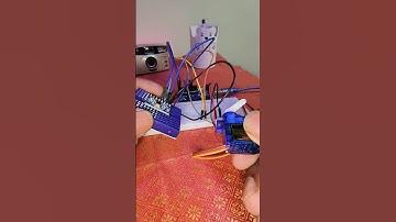 SERVOMOTOR CONTROL BY MPU 6050 SENSOR|GSN CREATIONS| #shorts #youtube #arduino #mpu6050 #servomotors