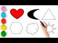 Preschool Kids 2D Shapes Song | Fun Drawing Shapes Learning Video