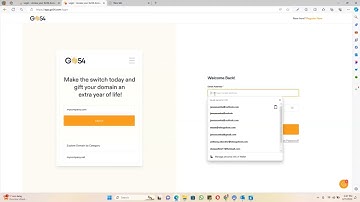 How to login to GO54 dashboard