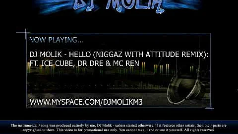 Ice Cube - Hello ft. Dr Dre & MC Ren (DJ Molik - Niggaz With Attitude Remix)  [MUST HEAR THIS]