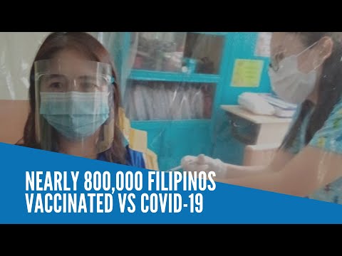 Over 795,000 Filipinos get first dose of COVID-19 vaccine as of April 3