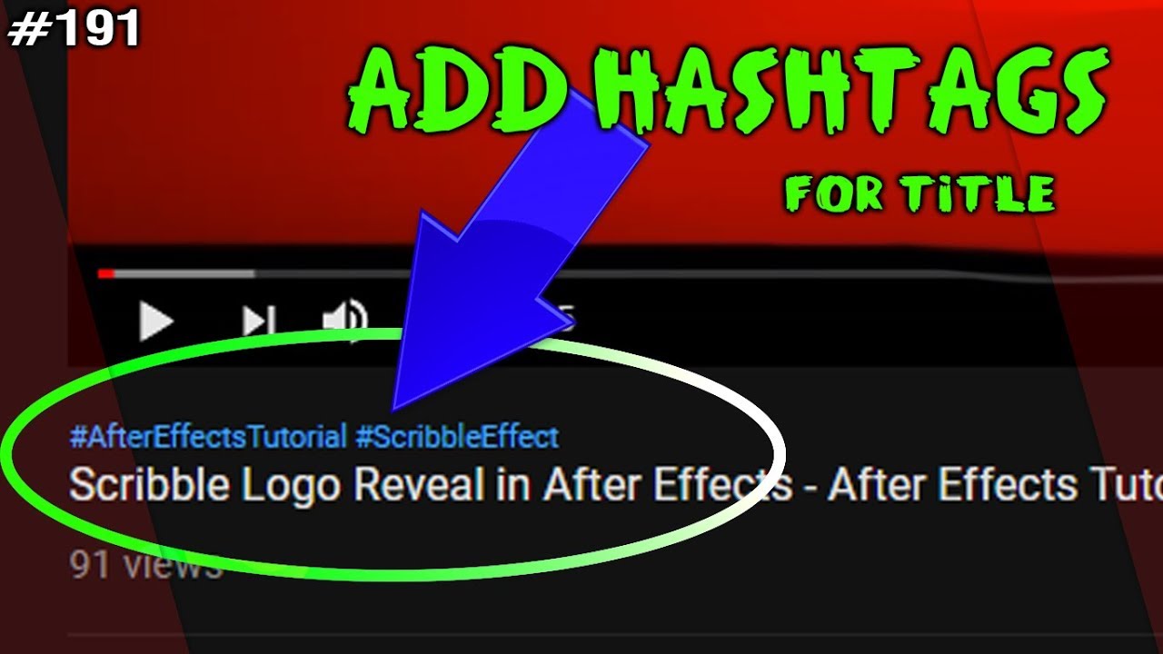 How to use hashtag on YouTube video and description - YouTube